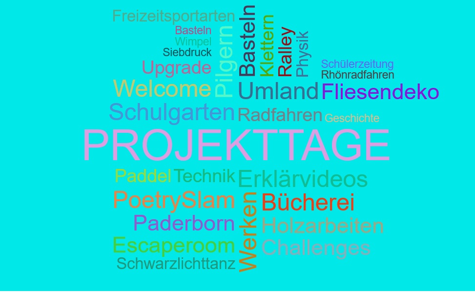 30 Wortwolke Prokjekttage